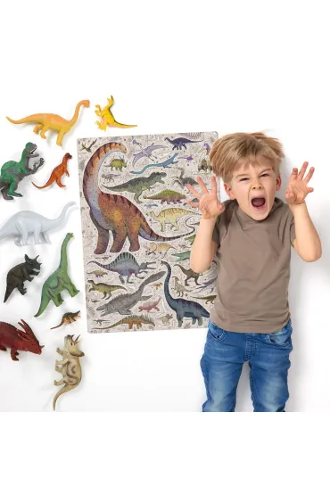 Puzzle Puzzlove CzuCzu 200 el. Dinozaury Bright Junior Media