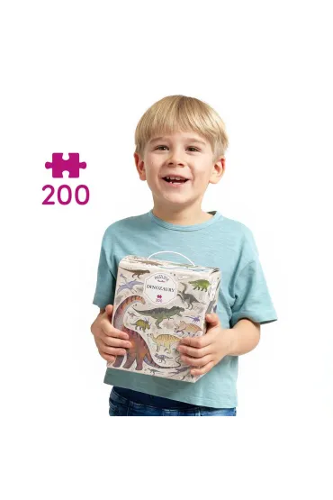 Puzzle Puzzlove CzuCzu 200 el. Dinozaury Bright Junior Media