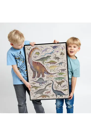 Puzzle Puzzlove CzuCzu 200 el. Dinozaury Bright Junior Media