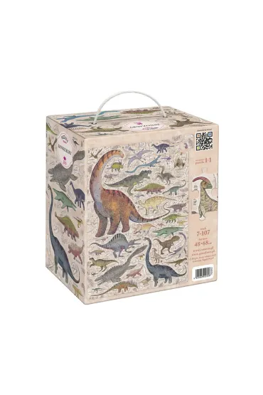 Puzzle Puzzlove CzuCzu 200 el. Dinozaury Bright Junior Media
