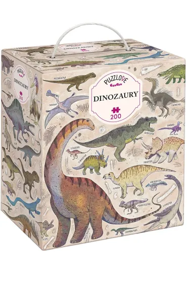 Puzzle Puzzlove CzuCzu 200 el. Dinozaury Bright Junior Media
