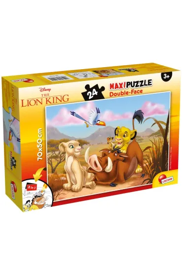 Puzzle dwustronne 24 el. Kr�l Lew Lisciani