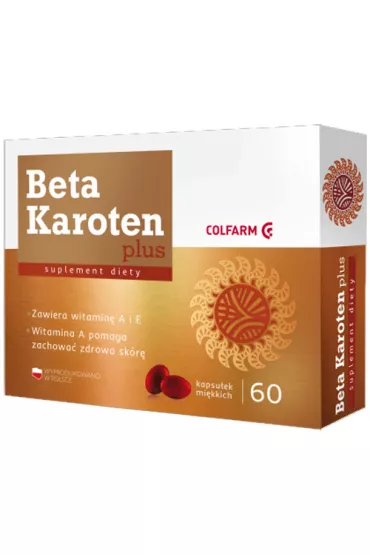 Colfarm Beta Karoten Plus Suplement diety 60 kaps.