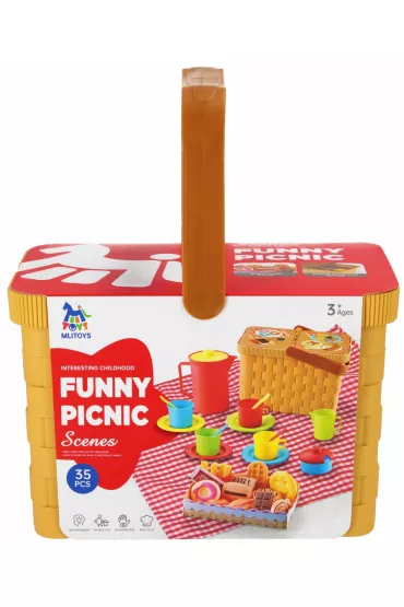 Kosz Piknikowy z akcesoriami Mega Creative