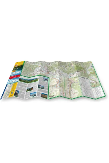 Beskid S�decki laminowana mapa turystyczna 1:50 000