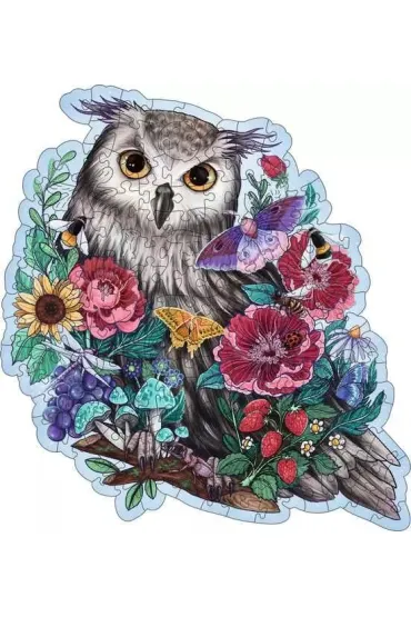 Puzzle drewniane 150 el. Sowa Ravensburger