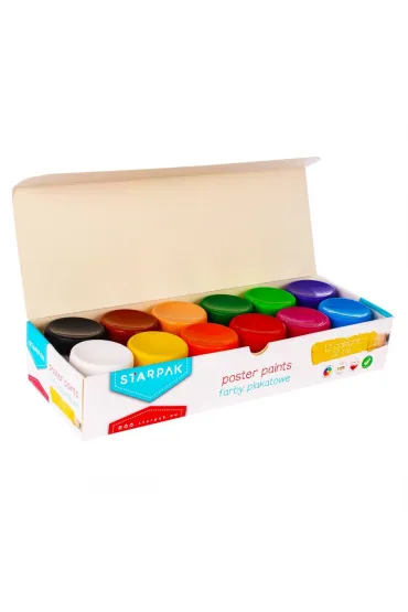 Starpak Farby plakatowe School 12 x 20 ml