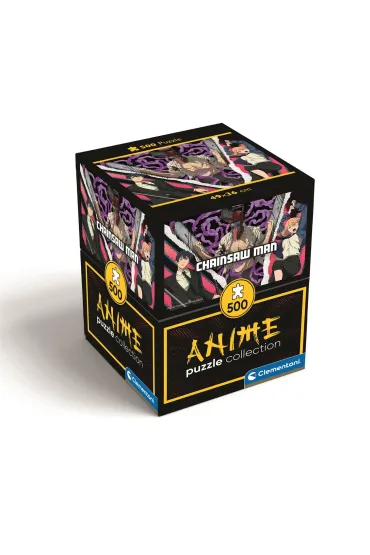 Puzzle 500 el. Cubes Anime Chainsaw Man Clementoni