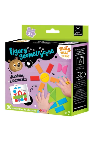 Ma�y mi� to lubi  Figury geometryczne. Uk�adanki   ksi��eczka 3 - Anna Podg�rska