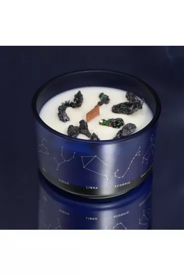 wieca zodiak z bransoletk z kamieni Waga