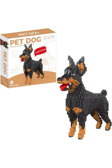 Mini klocki doberman 950el