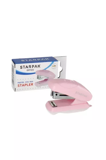 Zszywacz mini 20k 24/6 26/6 pastelowy r�owy STARPAK 519779