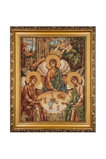 Obraz Haftowany Tr�jca �w. Rublowa 22x27,5cm