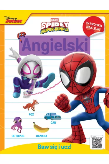 Baw si� i ucz! Angielski. Marvel Spidey i Super-kumple - Ilona  Siwak
