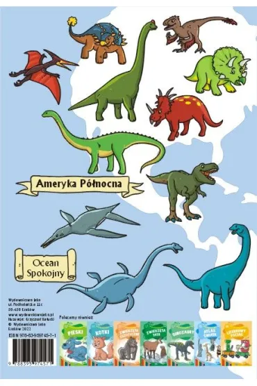 Moja kolorowanka. Atlas �wiata. Dinozaury
