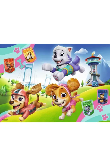 Puzzle Glitter 100 element�w. B�yszcz�ce psiaki Trefl
