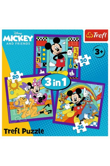 Puzzle 3w1 Miki i jego weso�a ekipa TREFL 34894 TR