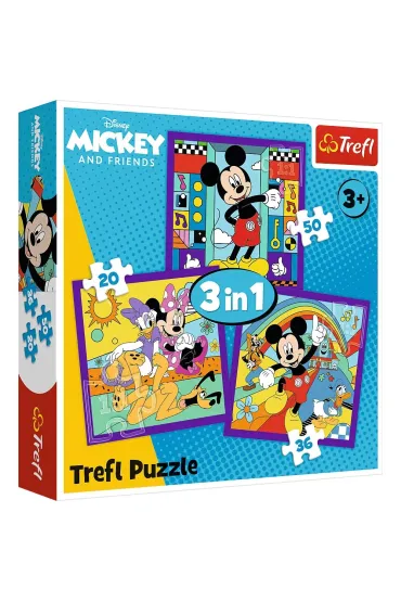 Puzzle 3w1 Miki i jego weso�a ekipa TREFL 34894 TR