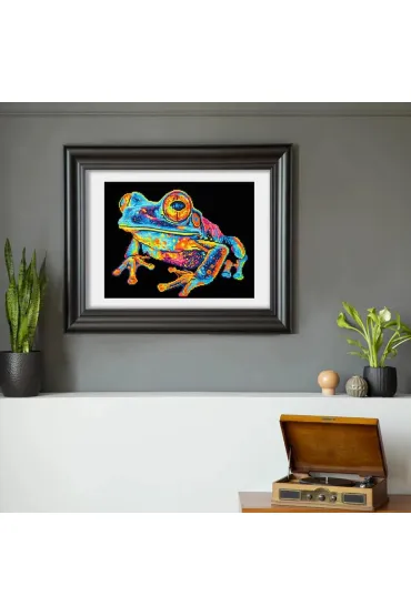 Diamond Dotz Haft diamentowy - Adults Flocked Neon Tree Frog 35.5x45.7cm