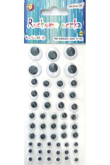 Aliga Ruchome oczka 51 szt