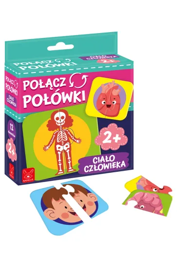 Puzzle Po��cz po��wki. Cia�o cz�owieka Kangur