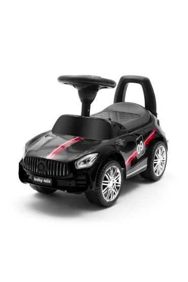 Je�dzik dzieci�cy z d�wi�kiem Racer czarny Baby Mix
