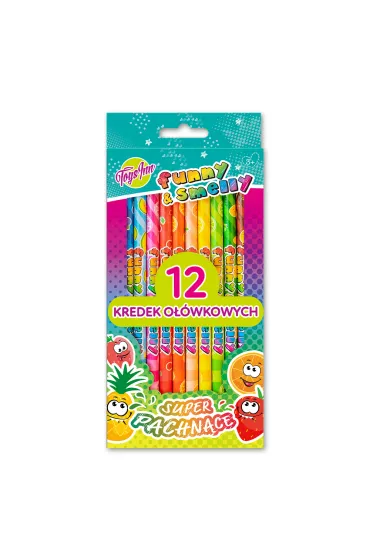 Stnux Kredki o��wkowe Funny&Smelly 12 szt.