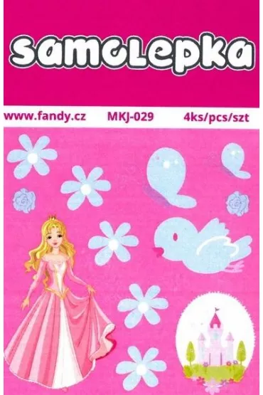 Fandy Naklejki papierowe Mini Ksi�niczki