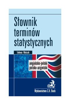 eBook Sownik terminw statystycznych angielsko-polski polsko-angielski pdf