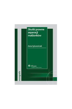 (e) Skutki prawne separacji ma��onk�w