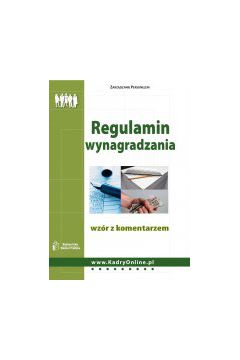 (e) Regulamin wynagradzania wz�r z komentarzem