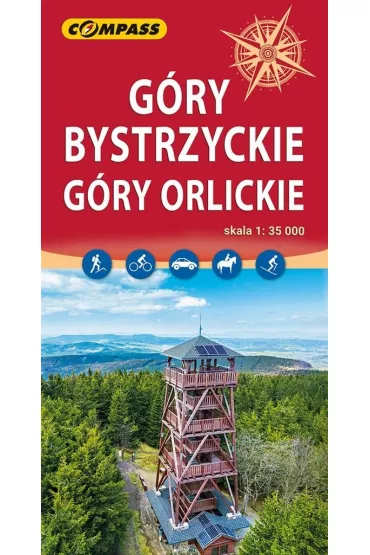 Mapa - G�ry Bystrzyckie, G�ry Orlickie 1:35 000