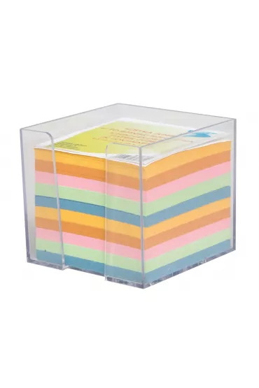 Kostka Jumbo kolorowa w pojemniku 85x85x70 Tres