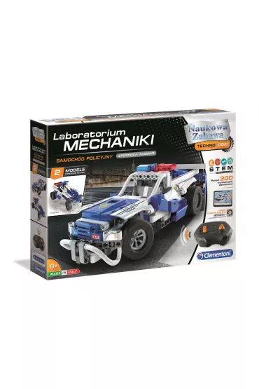 Laboratorium mechaniki Samoch�d policyjny sterowany radiowo Clementoni