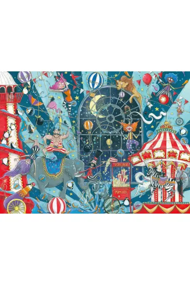 Puzzle 1500 el. Fantastyczne weso�e miasteczko Ravensburger