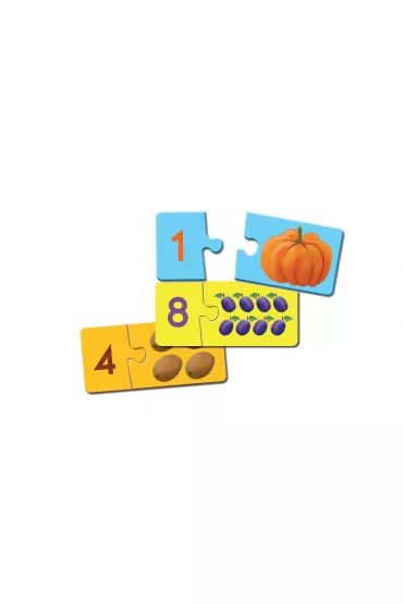 Puzzle Kapitan Nauka. Uk�adanki malucha. Liczymy warzywa i owoce Edgard