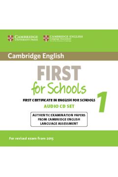 Cambridge English First for Schools 1 Audio CD