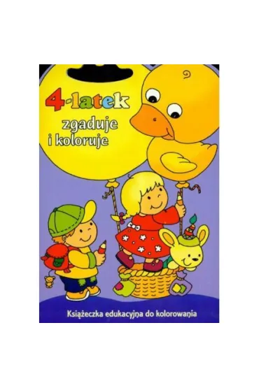 4-latek zgaduje i koloruje - El�bieta Borek