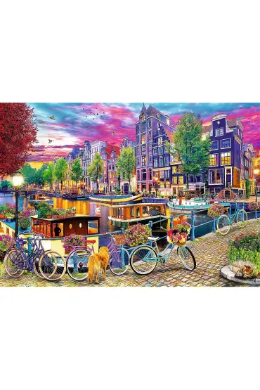 Puzzle 2x500 el. Europejskie stolice Trefl
