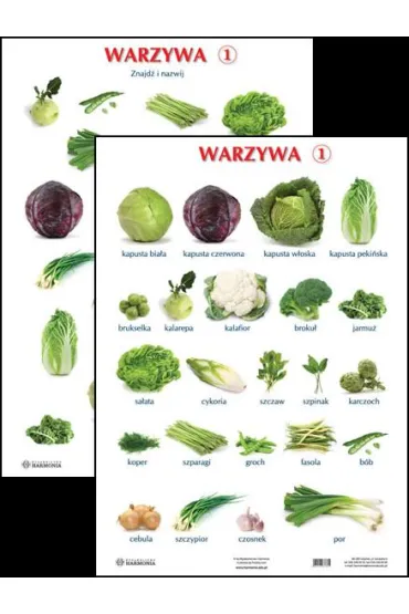 Plansza. Warzywa I