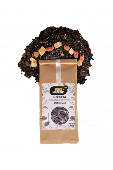 Big Nature Herbata czarna Superior Rajski Smak 100 g