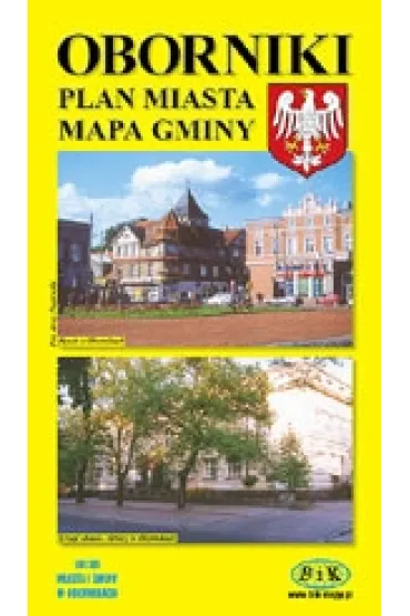 Plan miasta z map� gminy Oborniki 1:10 000