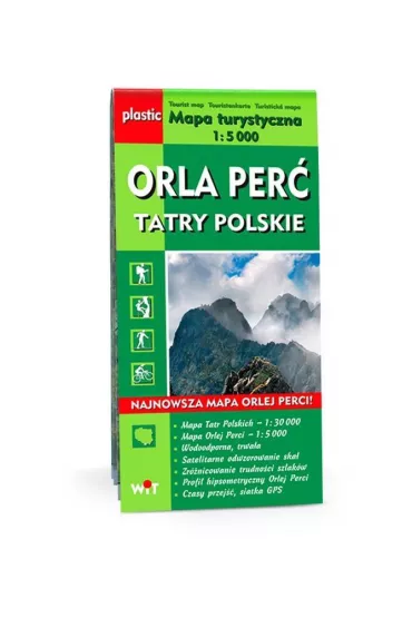 Mapa turystyczna Tatry Polskie, Orla Per� 1:5 000