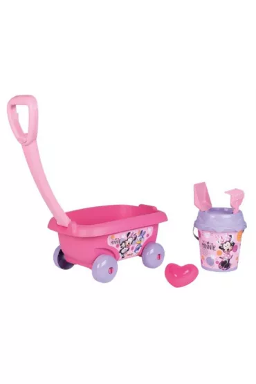 W�zek z akcesoriami do piasku Minnie Smoby