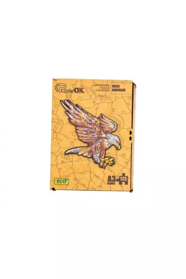 Puzzle drewniane eko 125 el. Orze� karpacki A3 Maksik