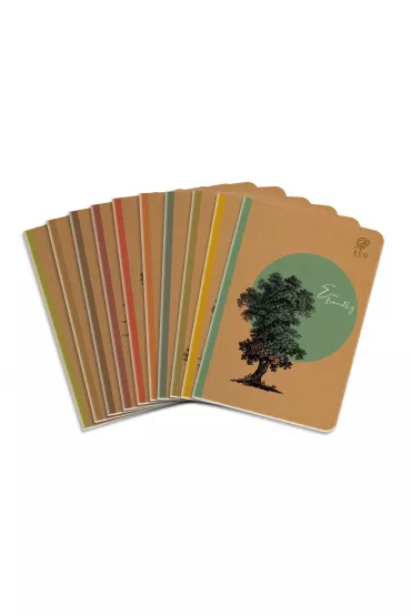 Elanders Zeszyt A5 By Nature - Forrest inspired by Japan linia 64 kartek 10 szt.