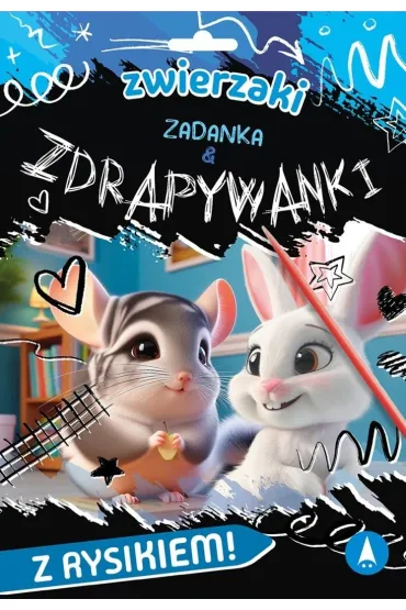 Wydrapywanka 180X260 Zwierzaki. Zadanka & zdrapywanki SKRZAT 079715 - Monika  �lizowska