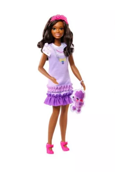 Moja Pierwsza Barbie Lalka + piesek HLL20 Mattel