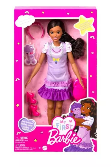 Moja Pierwsza Barbie Lalka + piesek HLL20 Mattel