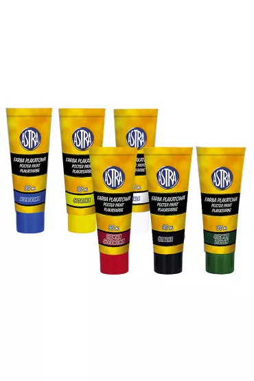 Astra Farba plakatowa tuba 30 ml zielona